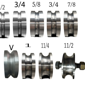 Roldana De Aco 5 Polegada (127mm) Capacidade 1 Tonelada canal V,U3/8.1/2,5/8,3/4,7/8,1,11/4 , 11/2 E Quadrado (1 und)