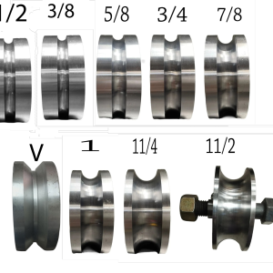 Roldana De Aco 5 Polegada (127mm) Capacidade 1 Tonelada canal V,U3/8.1/2,5/8,3/4,7/8,1,11/4 , 11/2 E Quadrado (1 und)