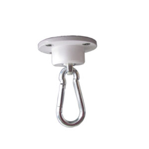 Suporte Teto Redondo Com Rolamento, Branco / Preto / Galvanizado ( 1 pc)