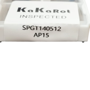 Pastilha Inserto Metal Duro Spgt 140512 AP15 (10 pc) KAKAROT