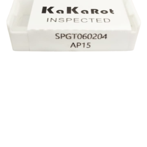 Pastilha Inserto Metal Duro Spgt 060204 AP15 (10 pc) KAKAROT