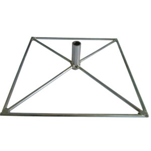 Base Para Espeto Giratorio Aco Carbono Natural
